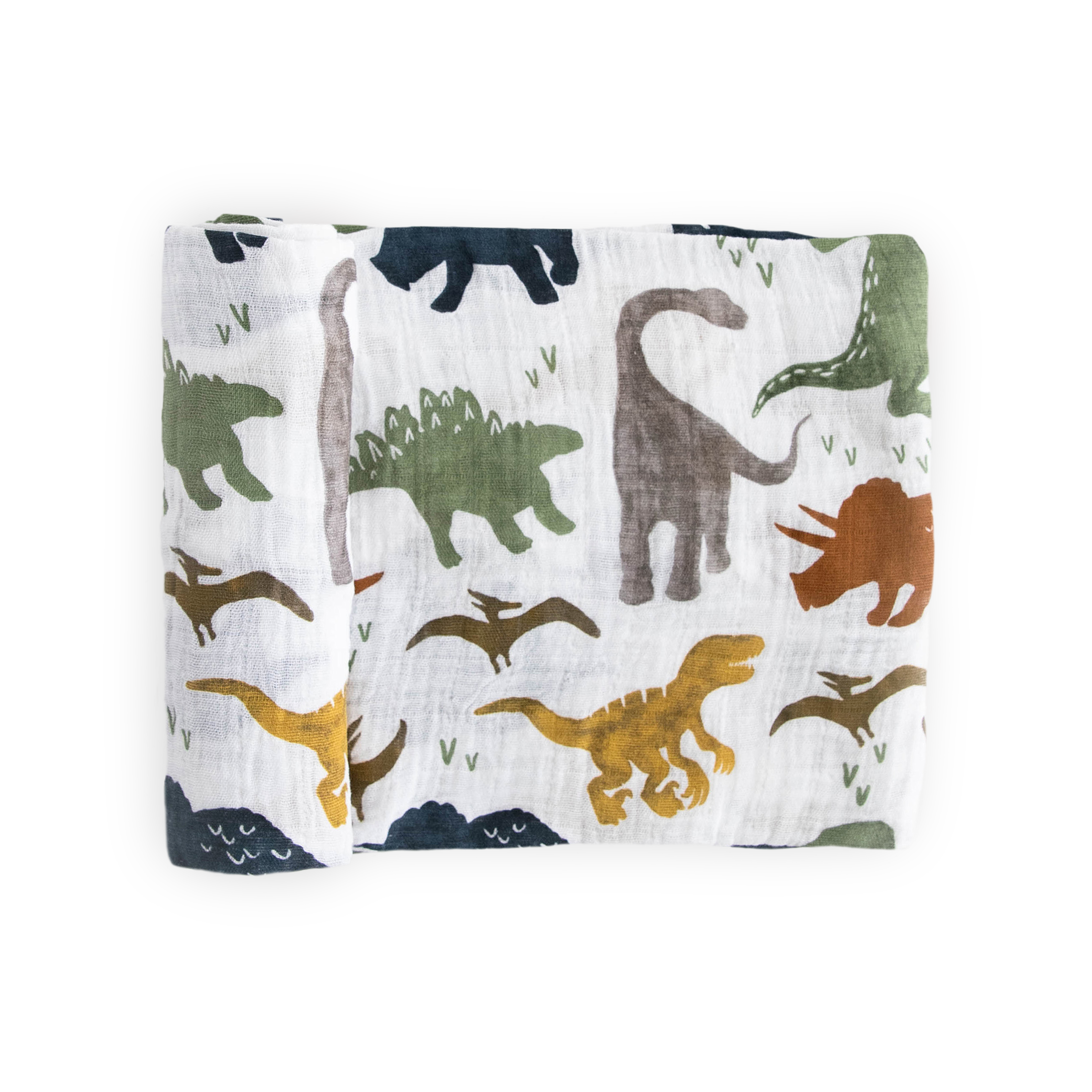 Little unicorn dino 2025 friends crib sheet