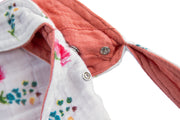 Cotton Muslin Reversible Bandana Bib - Wild Mums 2