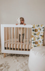 Cotton Muslin Swaddle Blanket - Fresh Pineapple