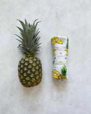 Cotton Muslin Swaddle Blanket - Fresh Pineapple