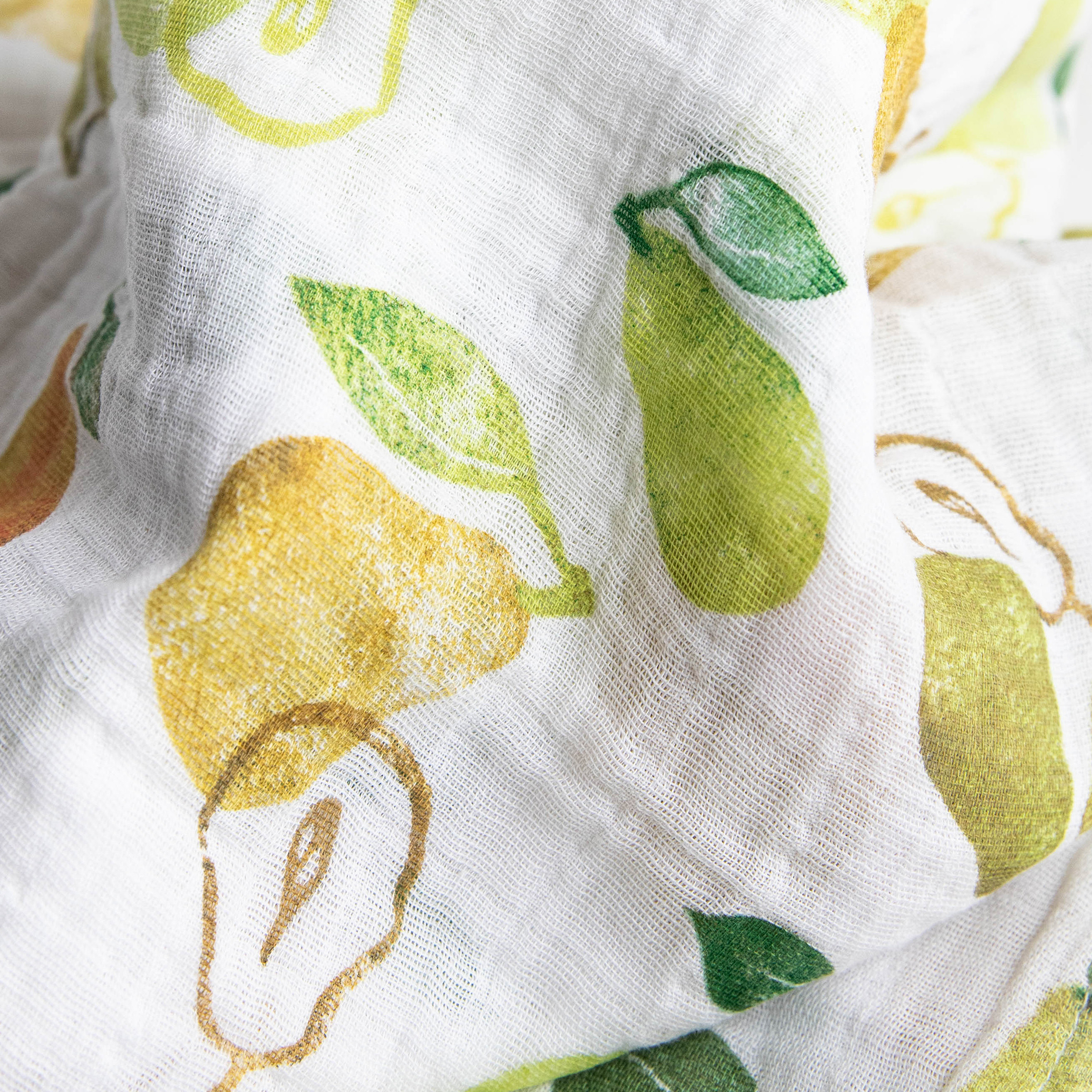 Cotton Muslin Swaddle Blanket 3 Pack - Fruit Stand