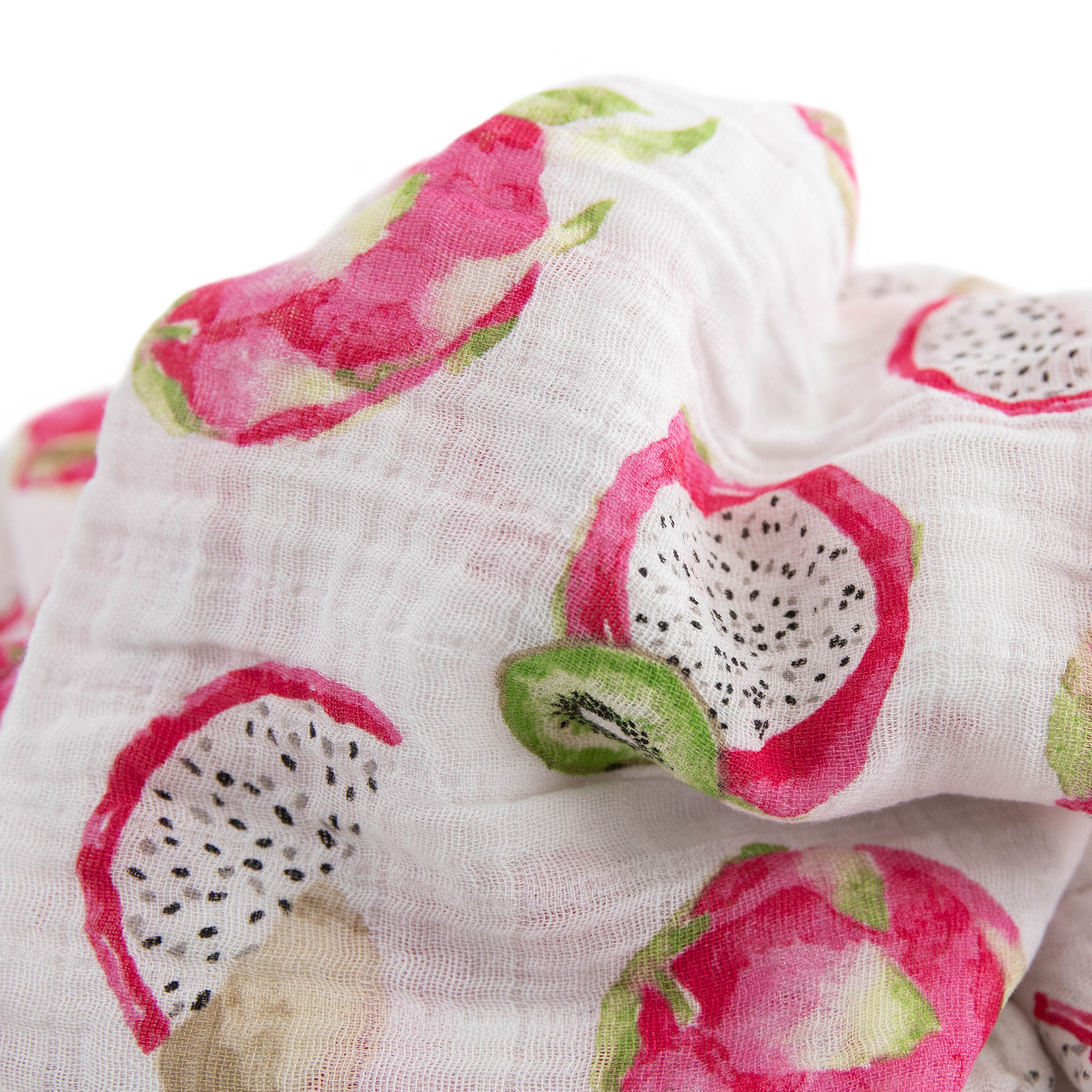Cotton Muslin Swaddle Blanket - Pitaya