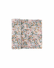 Cotton Muslin Swaddle Blanket - Pressed Petals