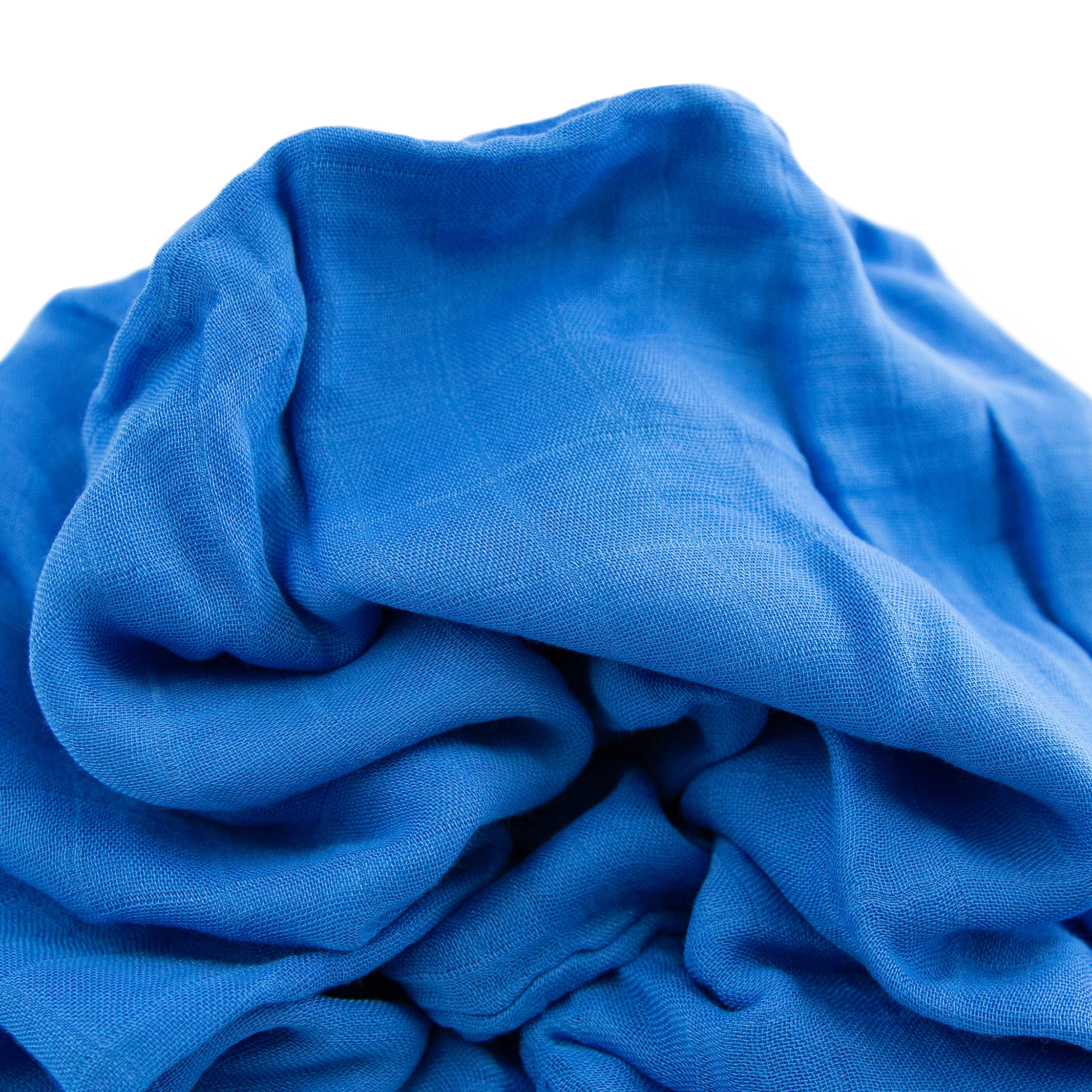 Deluxe Muslin Swaddle Blanket - Cobalt
