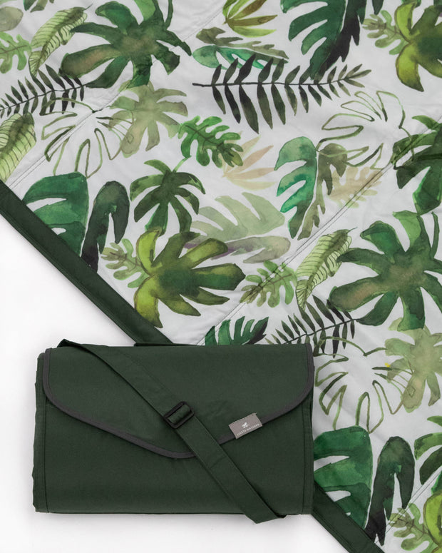 150 x 150 cm Outdoor Blanket - Tropical Leaf