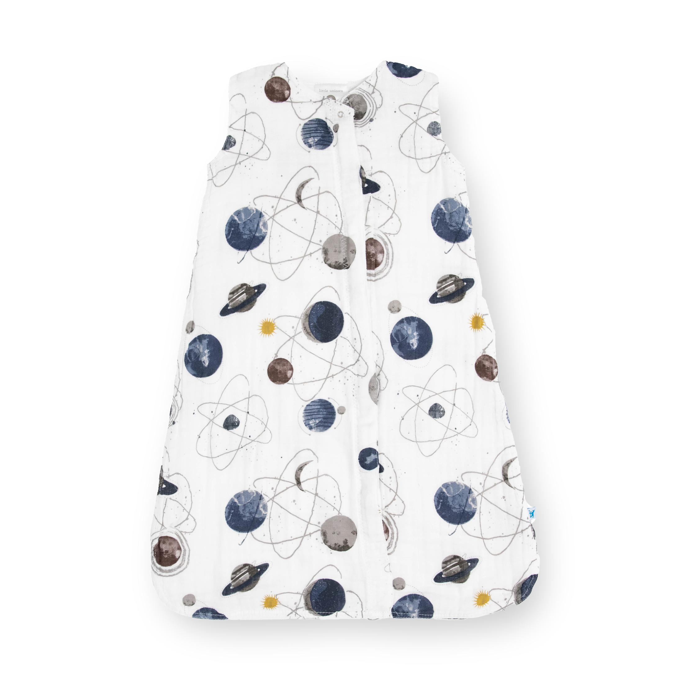 Cotton Muslin Sleep Bag - Planetary