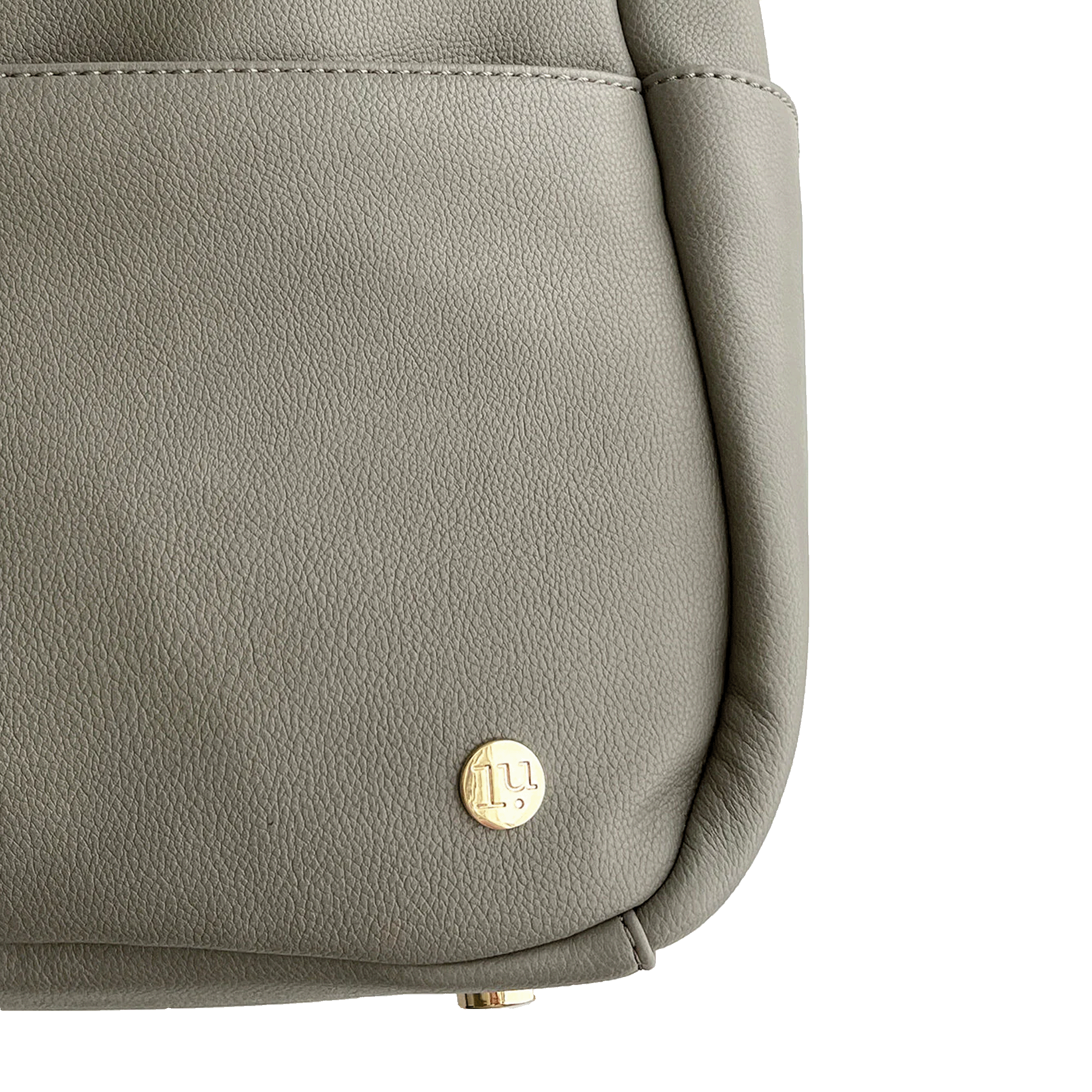 Skyline Backpack Grey Umber - Gold Hardware
