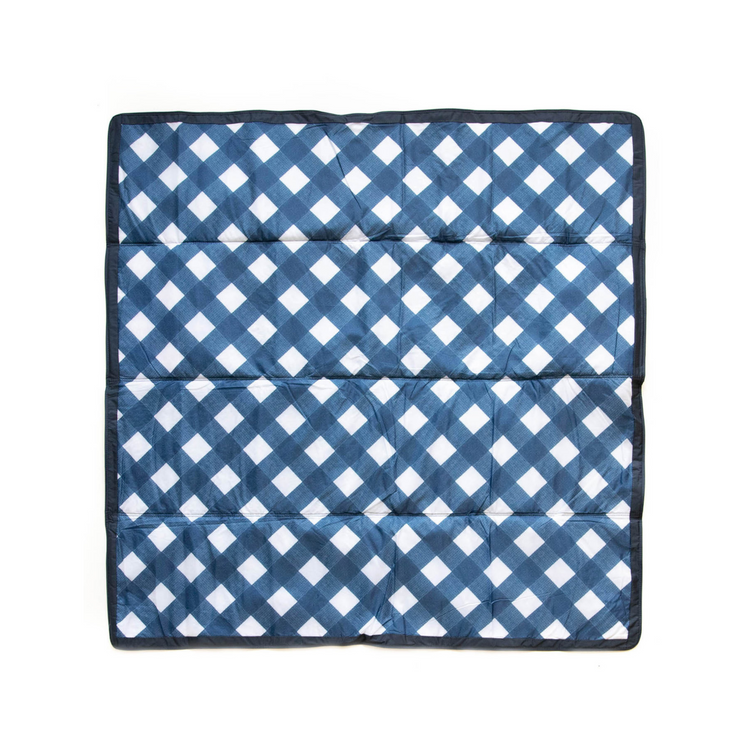 150 x 150 cm Outdoor Blanket - Navy Plaid