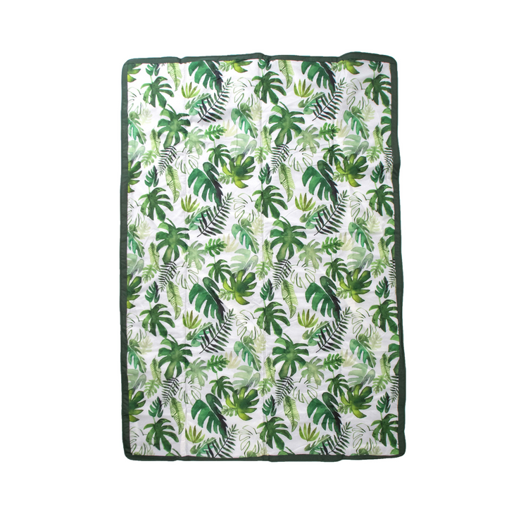 150 x 210 cm Outdoor Blanket - Tropical Leaf