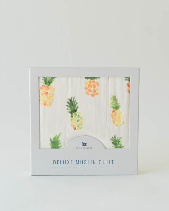 Original Deluxe Muslin Quilt - Pineapple