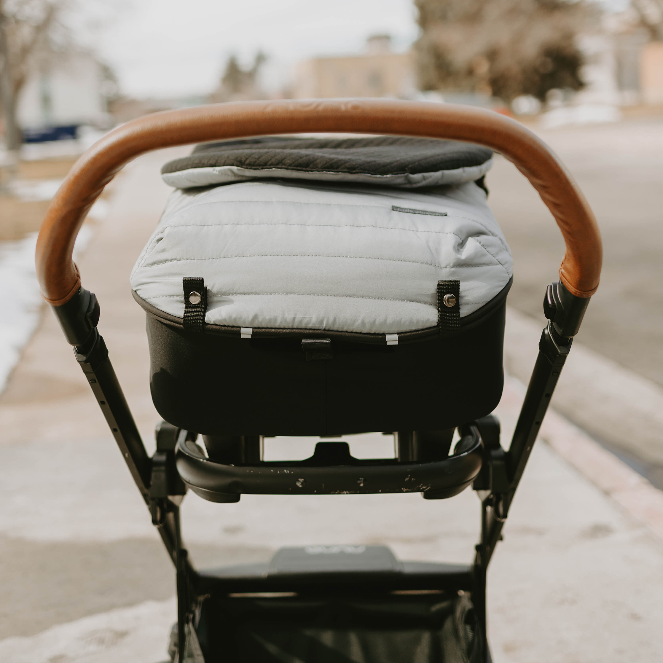 Kinderautositz Baby-Fußsack - Grau