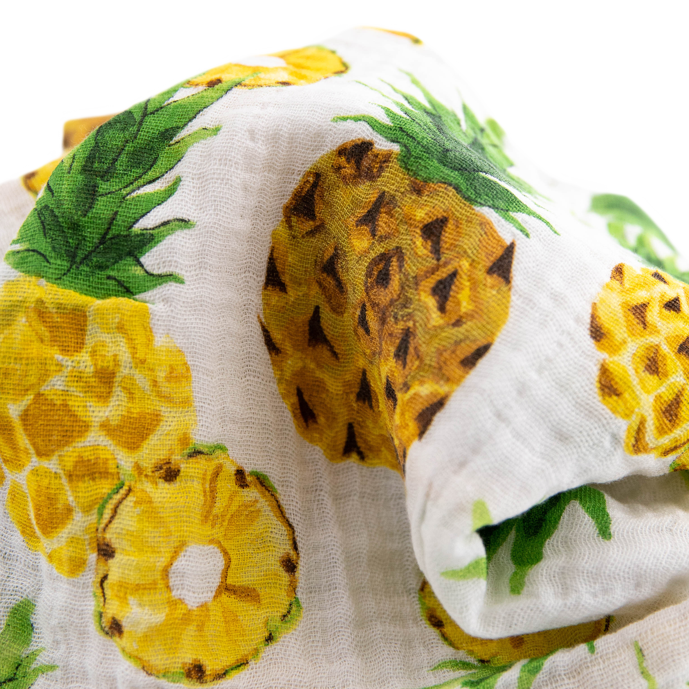 Baumwoll-Musselin Mulltuch - Fresh Pineapple