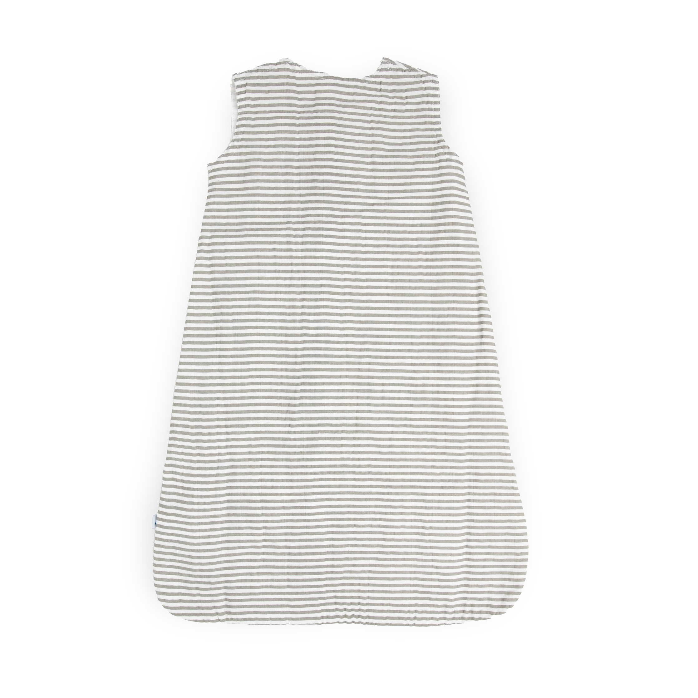 Baumwoll-Musselin Schlafsack - Grey Stripe