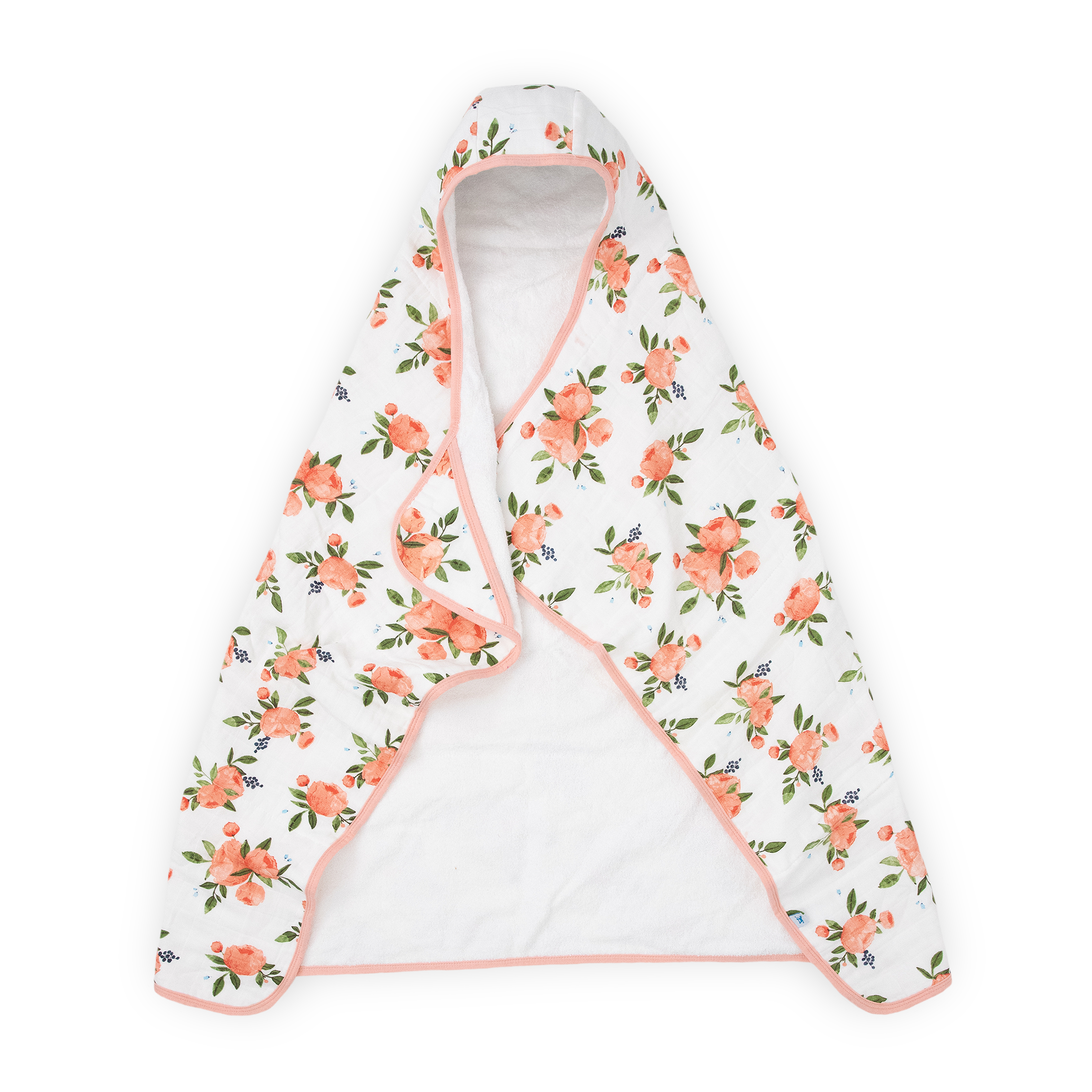 Handtuch mit Kapuze für Kleinkinder - Watercolor Roses